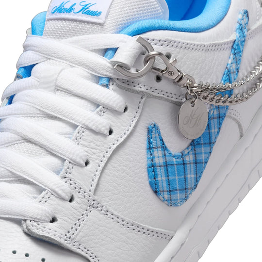 Nike SB Dunk Low Pro x Nicole Hause (White/University Blue-White)