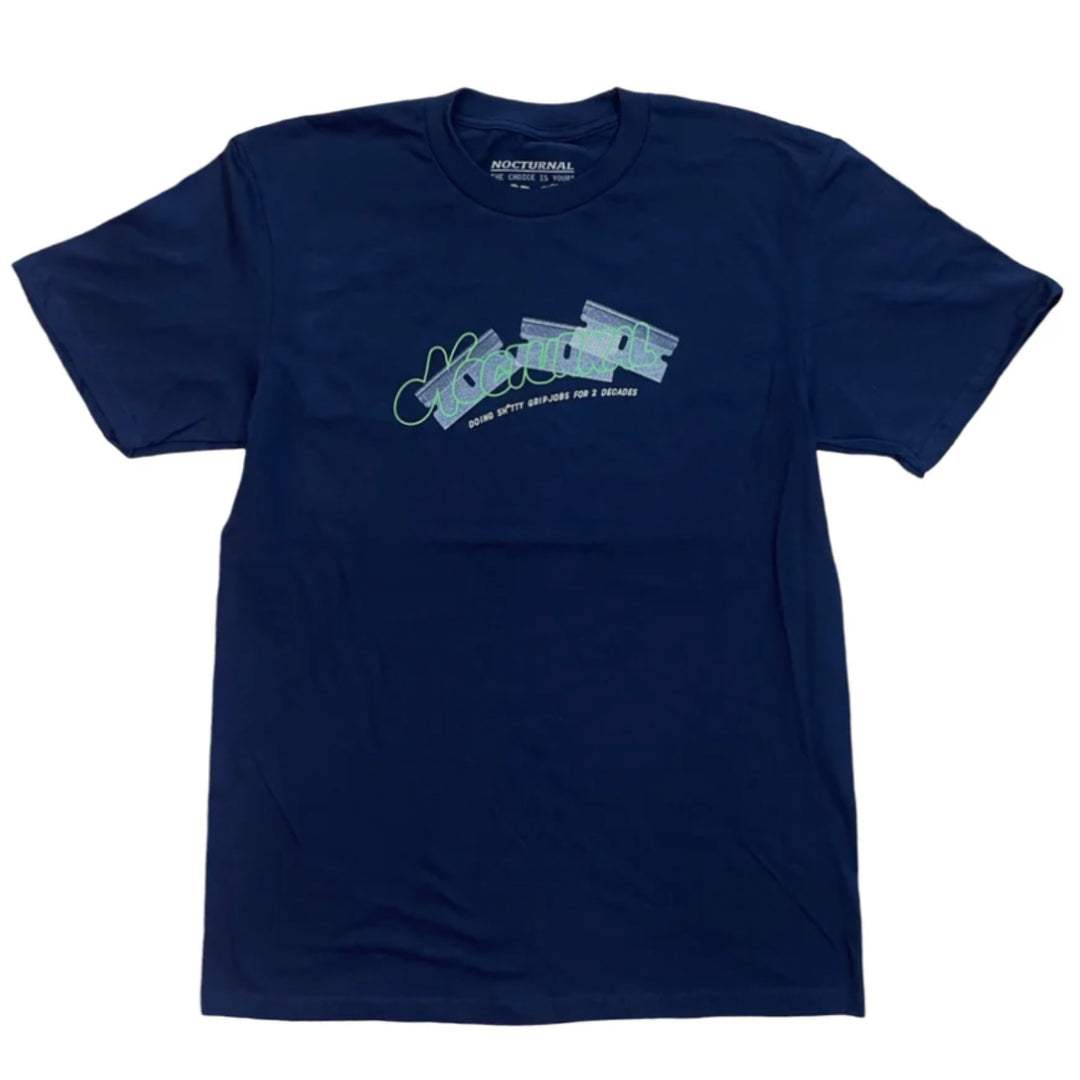 Nocturnal "Razor" Tee (Navy)