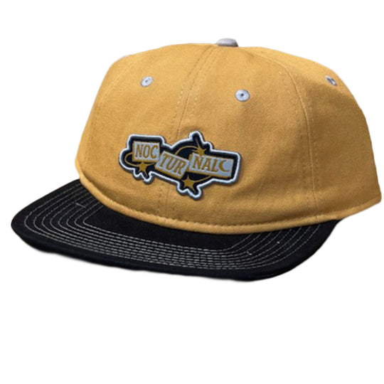 Nocturnal Divided Logo Hat (Gold/Black/Silver)