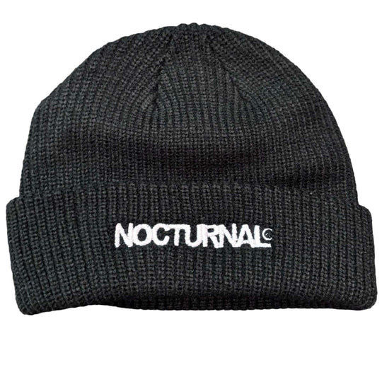 Nocturnal "Classic" Embroidered Cable Beanie (Multiple Colors)