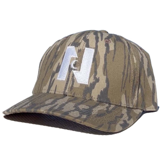 Nocturnal 'N' Moon Logo 6 Panel (Mossy Oak Bottomland Camo)