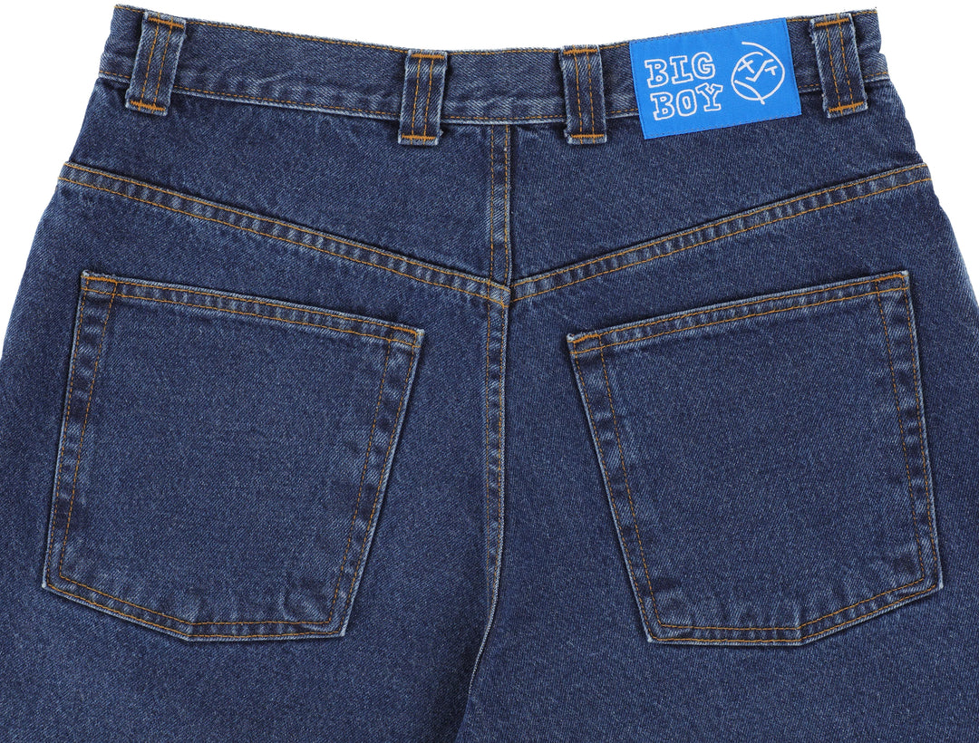 Polar Big Boy Denim Shorts (Dark Blue)