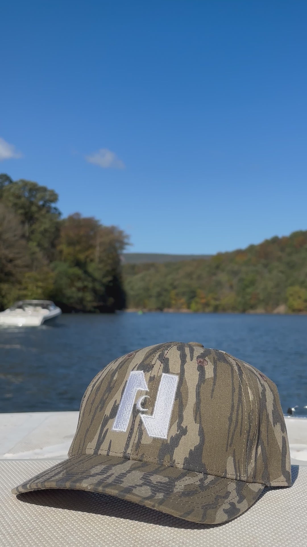 Nocturnal 'N' Moon Logo 6 Panel (Mossy Oak Bottomland Camo)