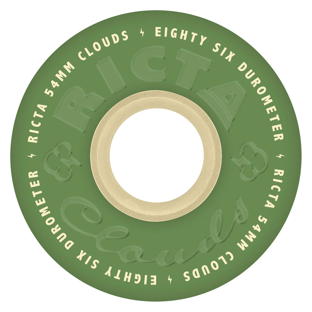 Ricta Clouds Green/Natural Wheels 54mm (86A)