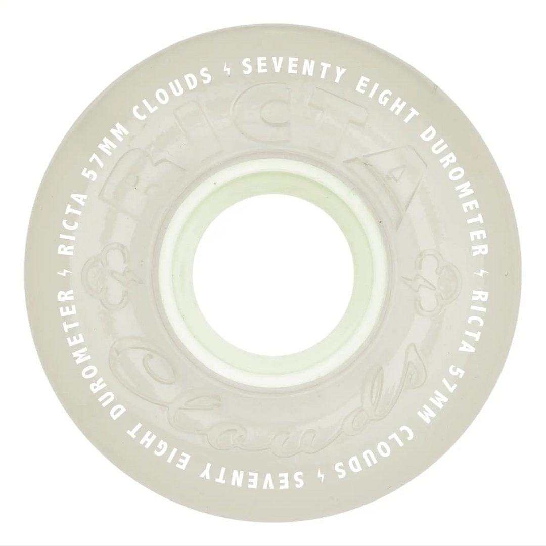 Ricta Clouds Aqua Glow in the Dark 57mm (78A)