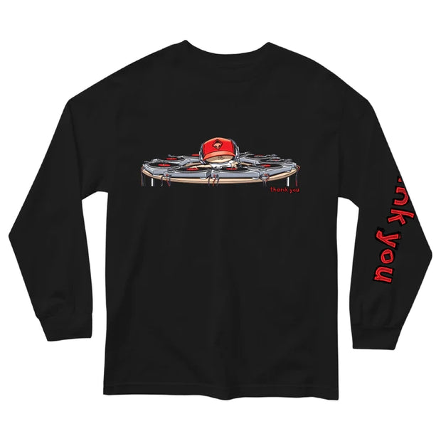 Thank You Ronnie Creager Mix Master Long Sleeve Tee (Black)