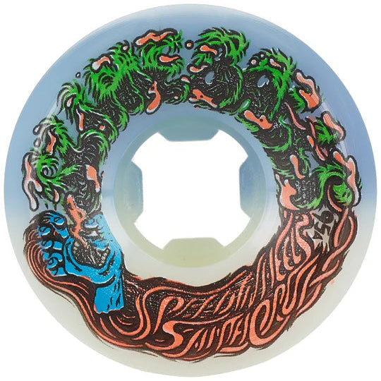 Slime Balls Hairballs 50-50 (White/ Teal) (54mm)