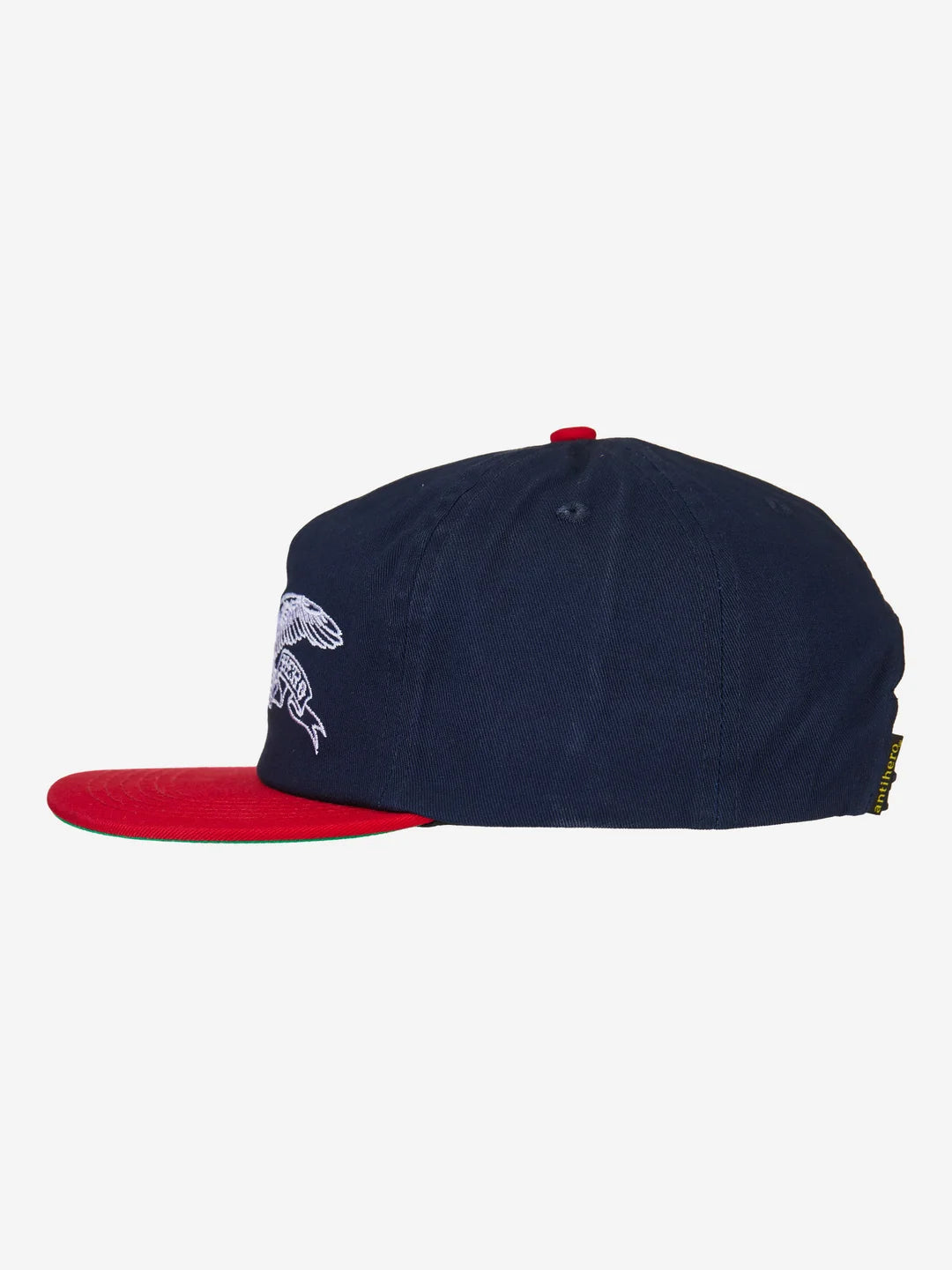 Anti Hero Basic Eagle Snapback Hat (Navy/Red)