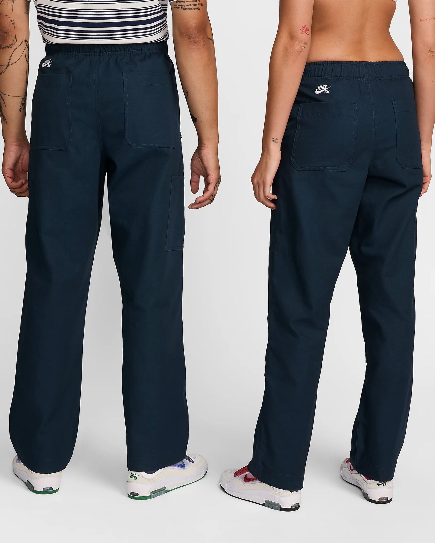 Nike SB Double Knee Twill Pants Navy Blue Kinetic Nocturnal