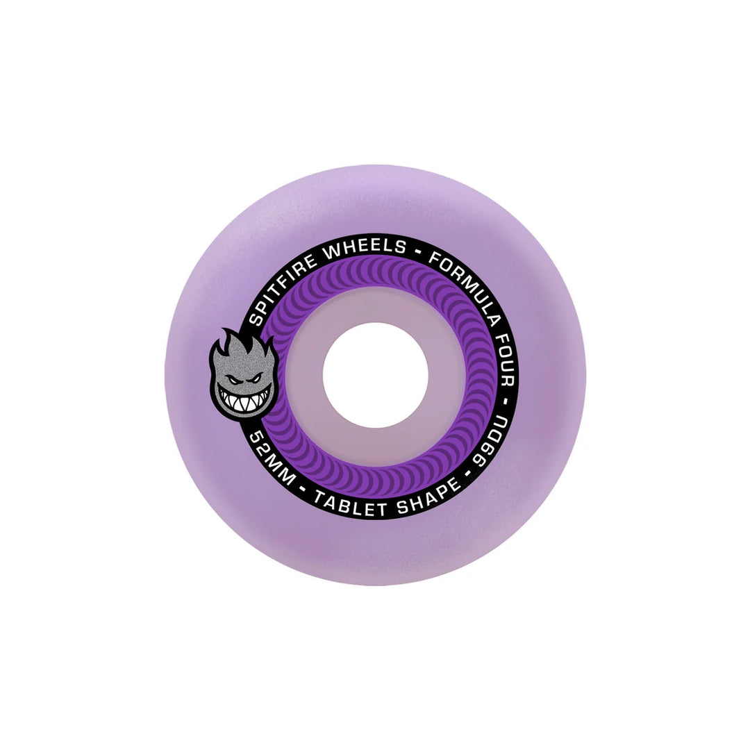 Spitfire F4 99D Purple Tablets Wheels (52mm)