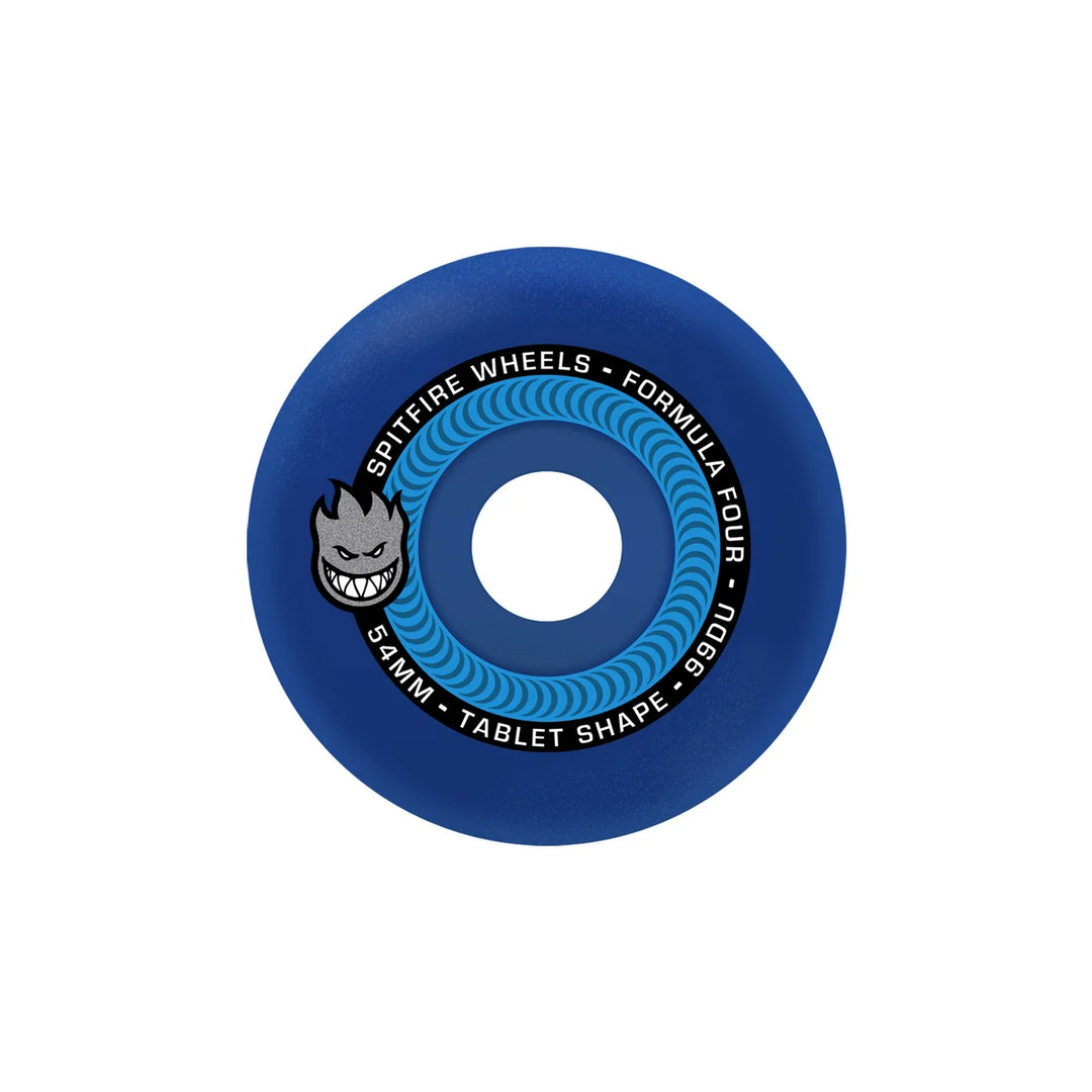 Spitfire F4 99D Blue Tablets Wheels (54mm)