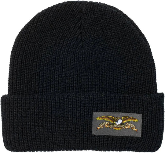 Anti Hero Full Eagle Label Cuff Beanie (Black)