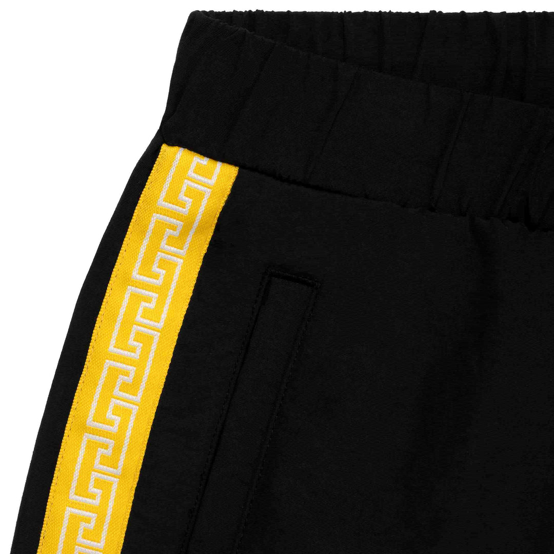 Sci-Fi Fantasy Woven Trim Shorts (Black)