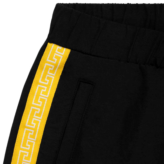 Sci-Fi Fantasy Woven Trim Shorts (Black)