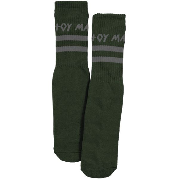 Toy Machine Tape Stripes Sock (Forest)
