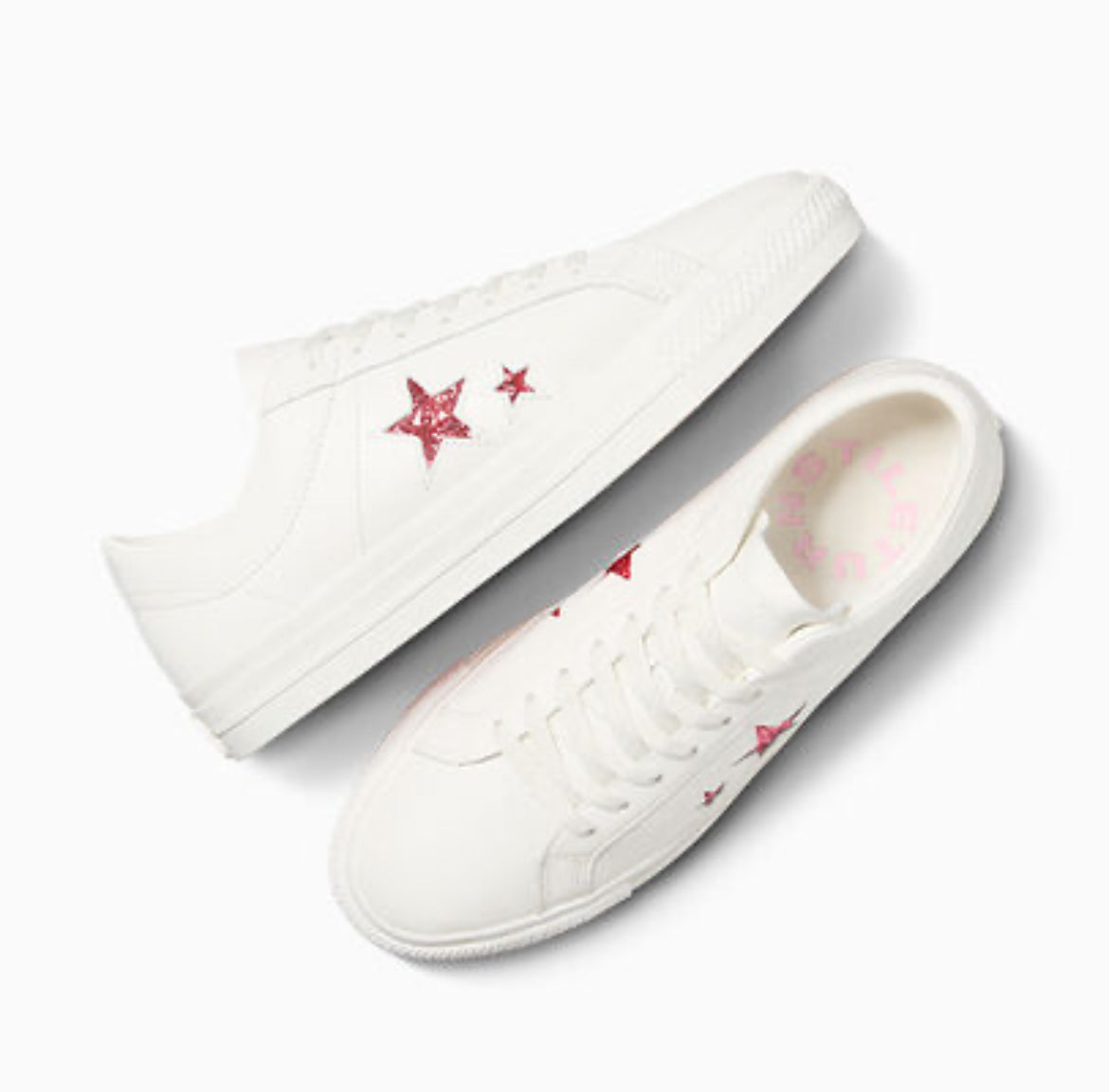 Converse x Turnstile One Star Pro Ox White Pink 9.5