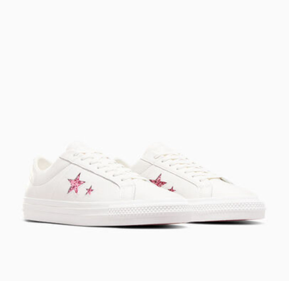 Converse one star red pink best sale