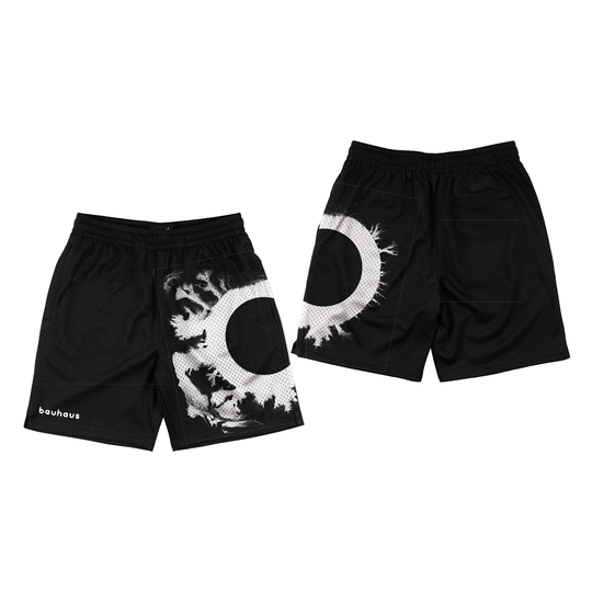 Welcome X Bauhaus Spirit Mesh Shorts (Black/White)