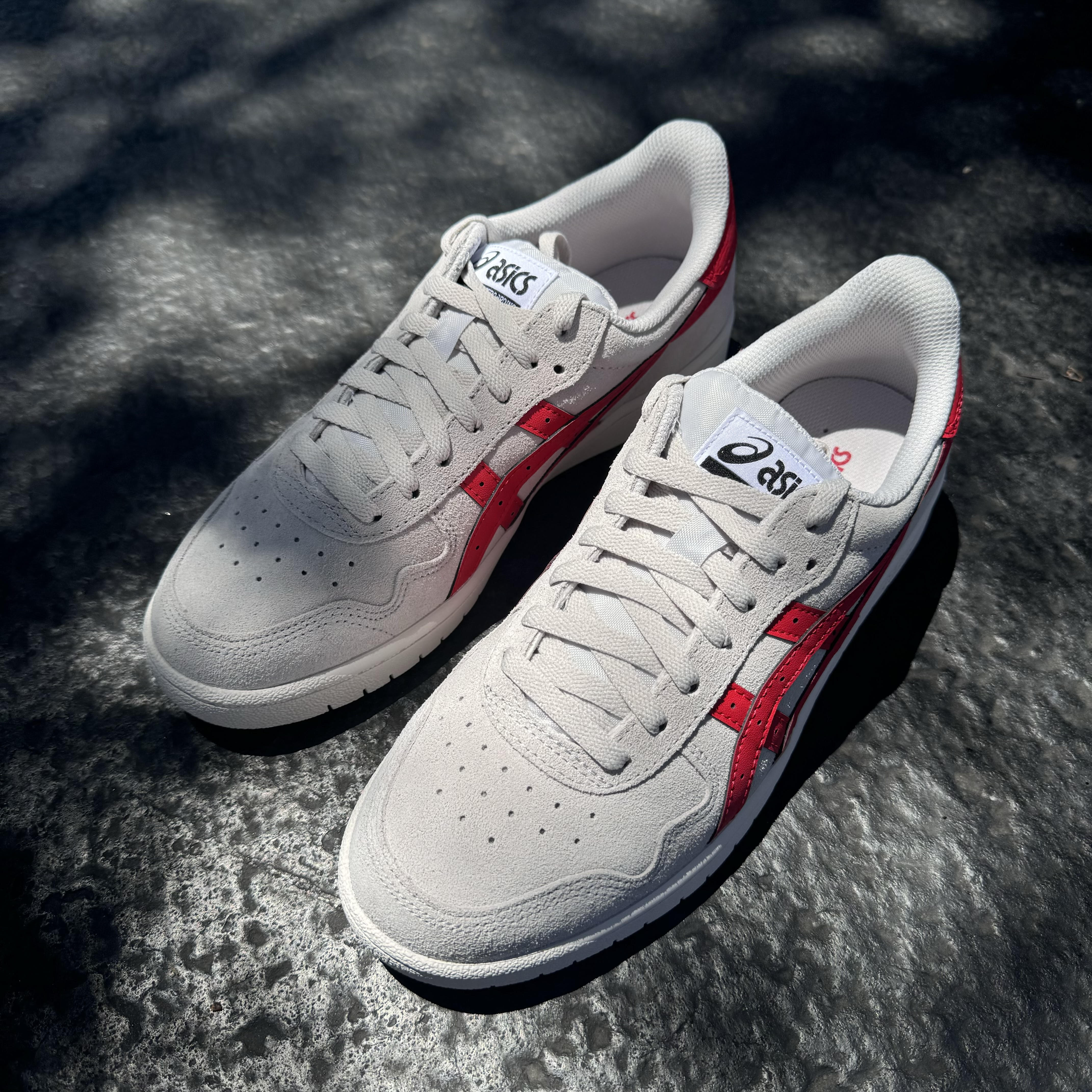 Asics Japan Pro (Cloud Grey/ Classic Red)