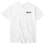 Violet Peace Tee (White)