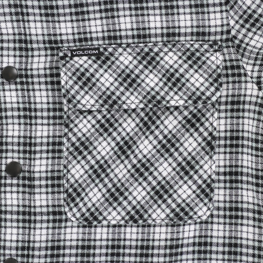 Volcom Wilderstone Flannel Shirt (Dirty White)