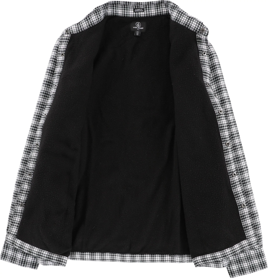 Volcom Wilderstone Flannel Shirt (Dirty White)