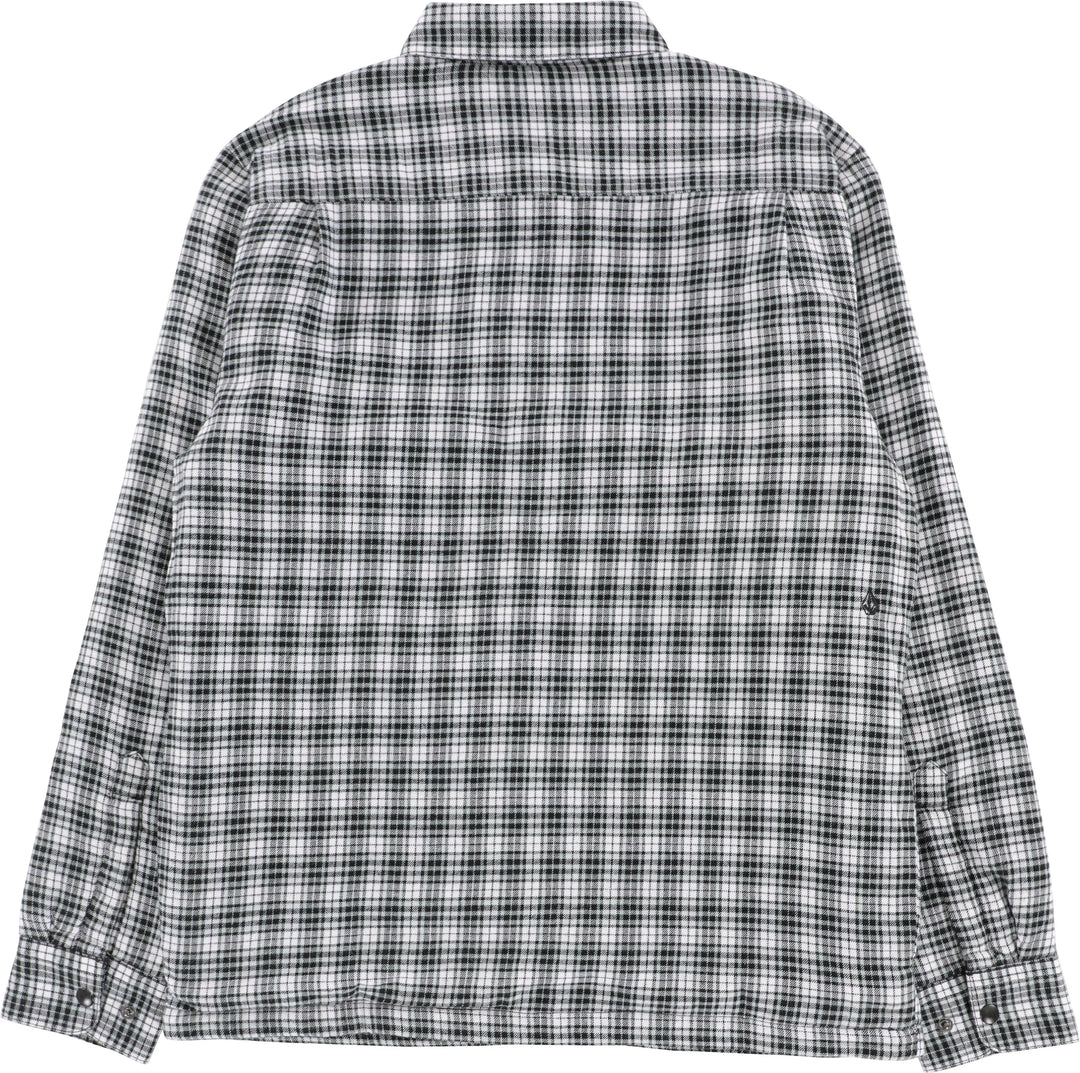 Volcom Wilderstone Flannel Shirt (Dirty White)