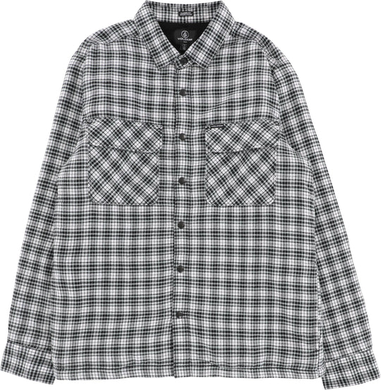 Volcom Wilderstone Flannel Shirt (Dirty White)