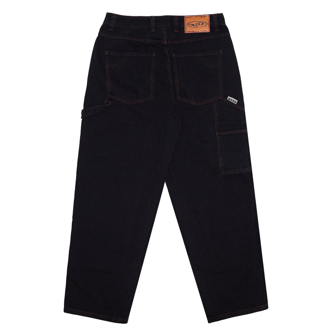 WKND Damn Near Carpenter Double Knee Pants (Washed Black)