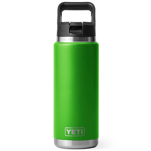 YETI Rambler 26 oz Water Bottle with Straw Cap (Canopy Green)