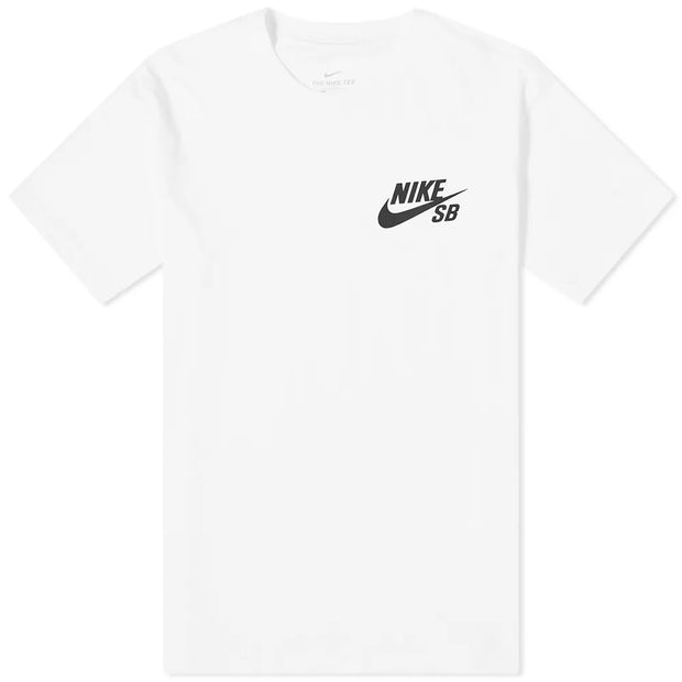 Nike SB Classic Logo Tee (White/Black)