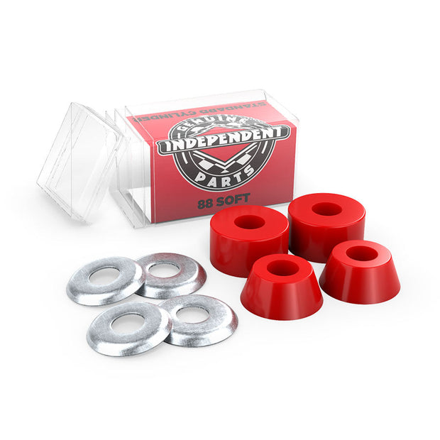 Independent Cylinder Bushings Soft 88A Red
