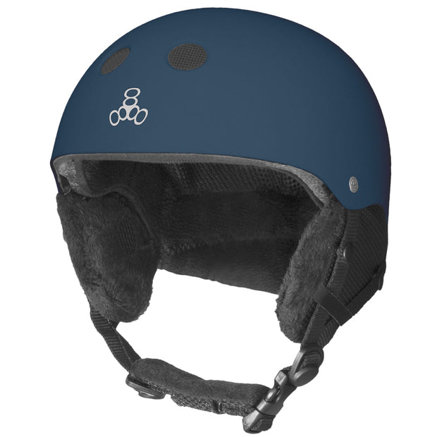 Triple 8 Halo Snow Standard Helmet (Navy Rubber)