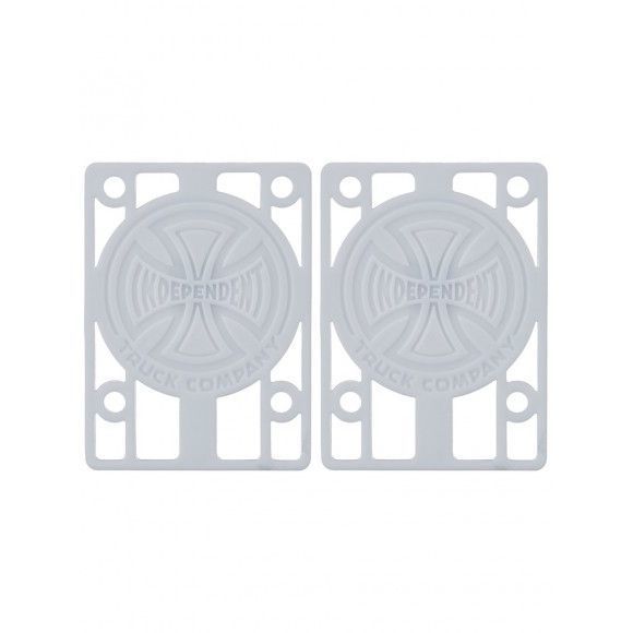Independent Genuine Parts Risers White (1/8)