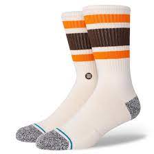 Stance Boyd Stripe Crew Socks (Off-White)