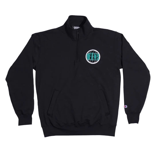 WINS Worldwide Quarter Zip (Black)