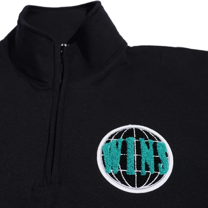 WINS Worldwide Quarter Zip (Black)