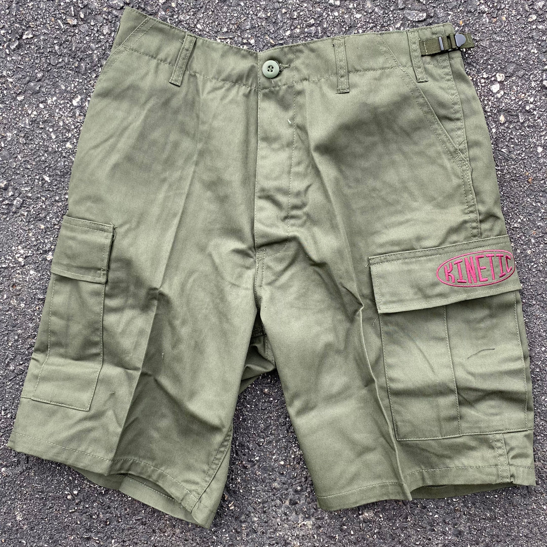 Kinetic Better Living Oval Cargo Shorts (Olive Drab)