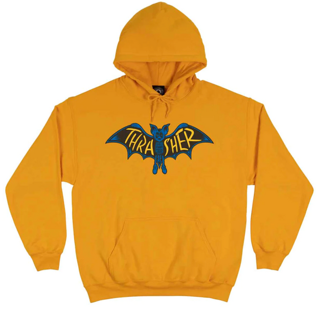 Thrasher Bat Hoodie (Gold)