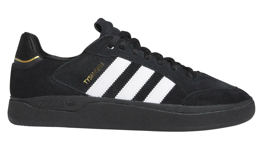 Adidas Tyshawn Low Black White Gold