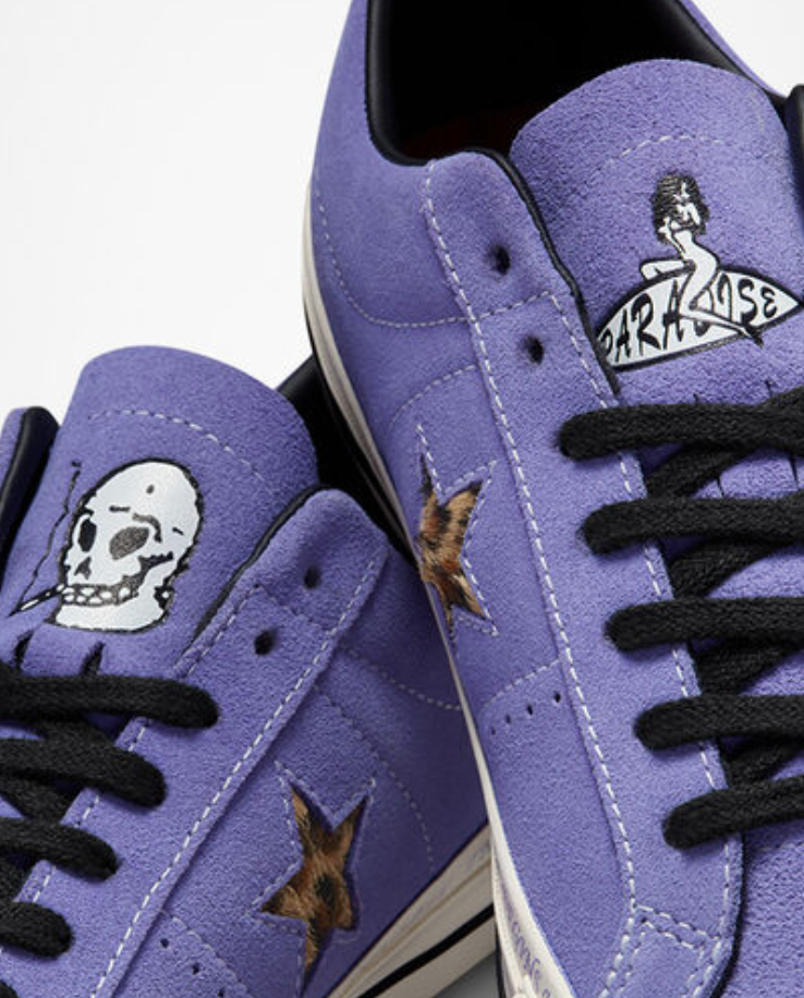 Converse Cons x Paradise Sean Pablo One Star Pro OX WILD LILAC BLACK Kinetic Nocturnal