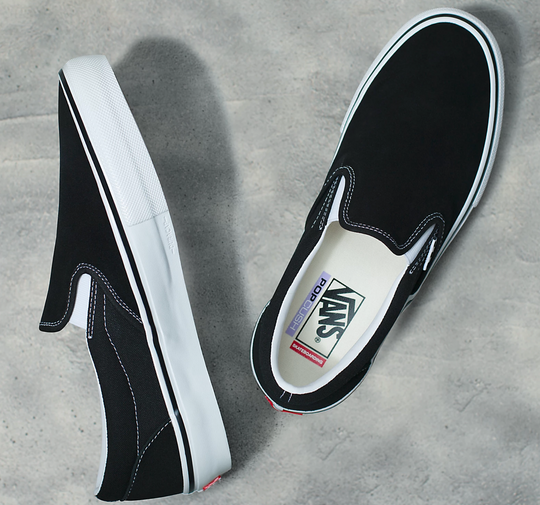 Vans Skate Slip-On (Black/White)