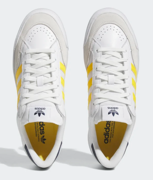 Adidas Nora (White/Bold Gold/Collegiate Navy)