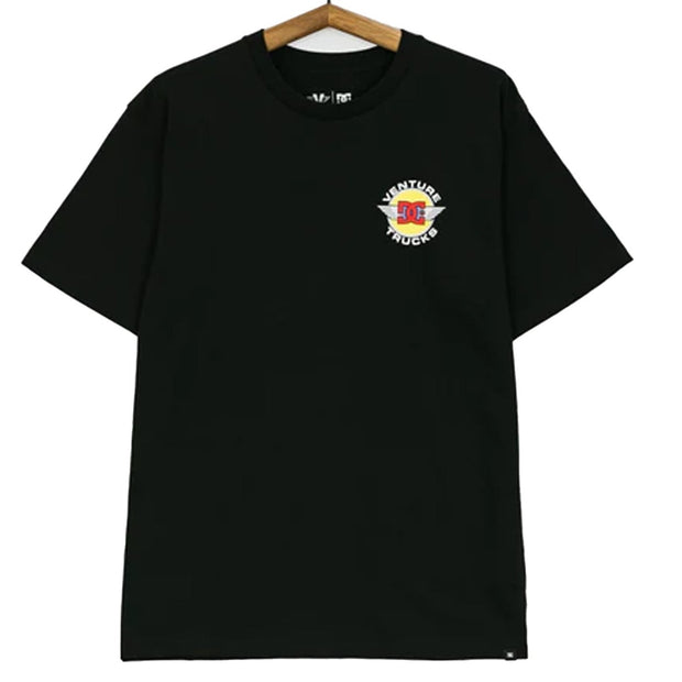 DC X Venture Trucks Co Tee (Black)
