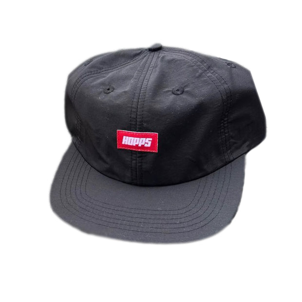Hopps Hopps Label Nylon Strapback Hat (Black)