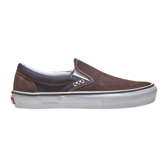Vans Skate Slip-On (Dark Brown/Navy)