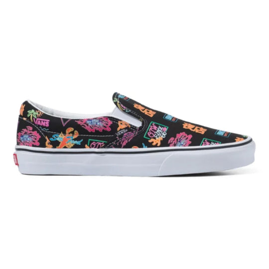 Vans Classic Slip-On (Vans Market/Black/Neon)