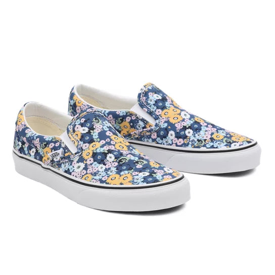 Vans vintage floral slip on deals