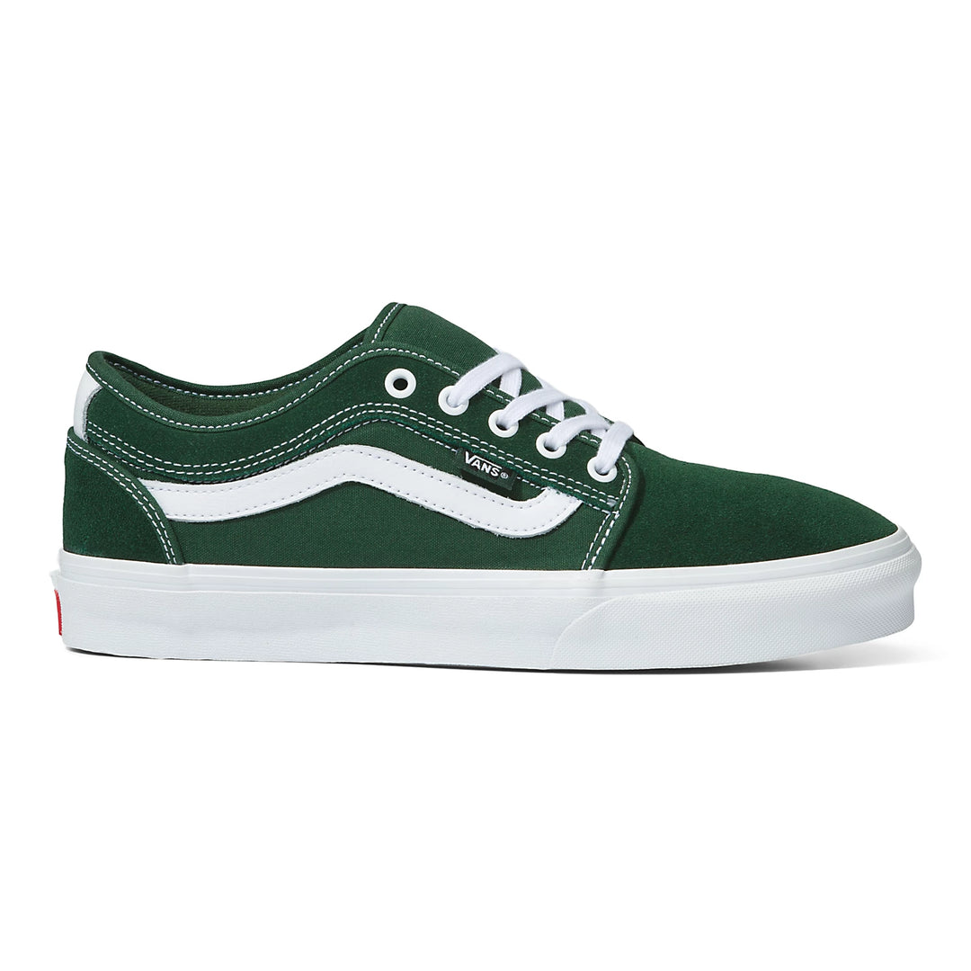 Vans Chukka Low Sidestripe Dark Green white 11.5