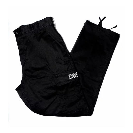 Cream Digital Cargo Pants (Black/White)